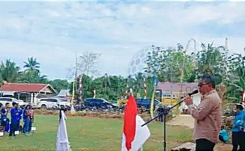 Bupati Kutim Ardiansyah Sulaiman Buka Pertandingan Sepak bola dan Voli di Kaliorang