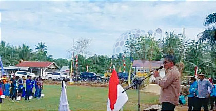 Bupati Kutim Ardiansyah Sulaiman Buka Pertandingan Sepak bola dan Voli di Kaliorang