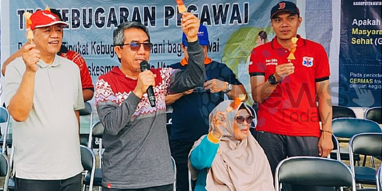 Bupati Kabupaten Kutim Ardiansyah Sulaiman Hadiri Germas