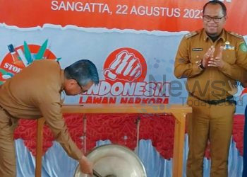 Bupati Kutai Timur (Kutim) Ardiansyah Sulaiman secara resmi melaunching Kampung Bebas Narkoba