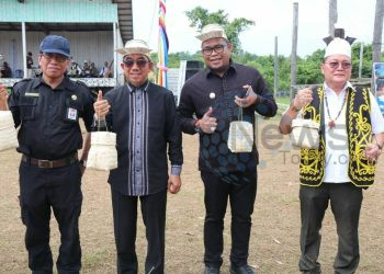 Bupati Kutai Timur (Kutim), Ardiansyah Sulaiman menghadiri kegiatan Pesta Panen