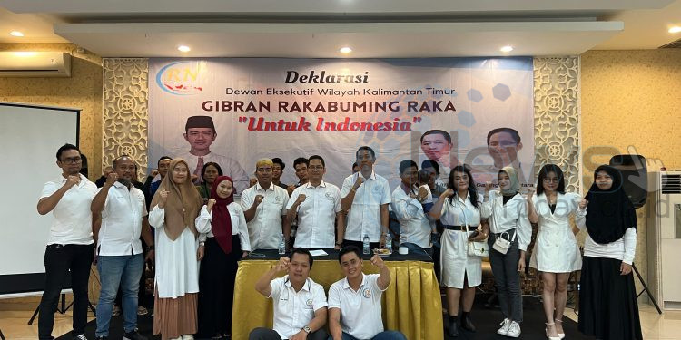 Dewan Eksekutif Wilayah Kaltim memberikan dukungan kepada Wali Kota Solo, Gibran Rakabuming Raka
