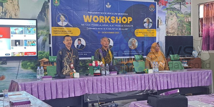 44 Guru SDN 001 Sangatta Utara Ikuti Workshop Merdeka Mengajar
