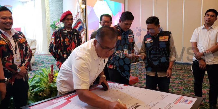 Ketua KPU Balikpapan Apresiasi Sosialisasi dan Deklarasi Pemilu Damai oleh LMP Provinsi Kaltim