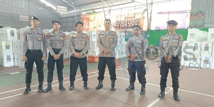 Pengamanan Rapat Pleno PPK Balikpapan: Polresta Kerahkan 212 Personil