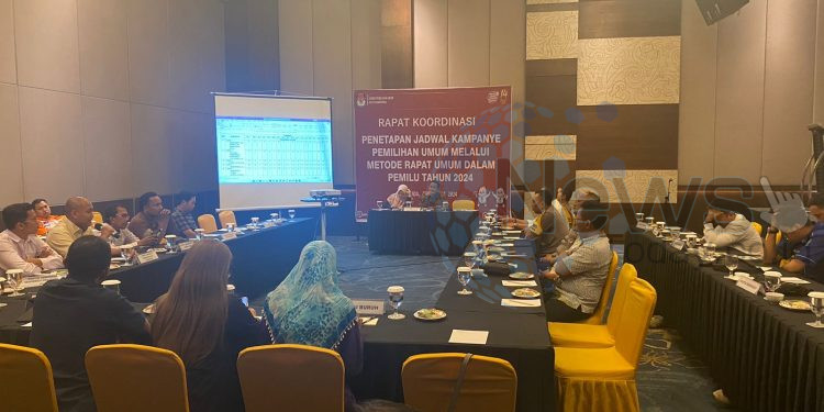 KPU Kota Samarinda Sosialisasikan Jadwal Kampanye: Tiga Pasangan Capres Bersama Partai Koalisinya Berhak Enam Hari