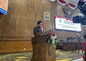 Sekretaris Fraksi Golkar Kutim, Maswar.