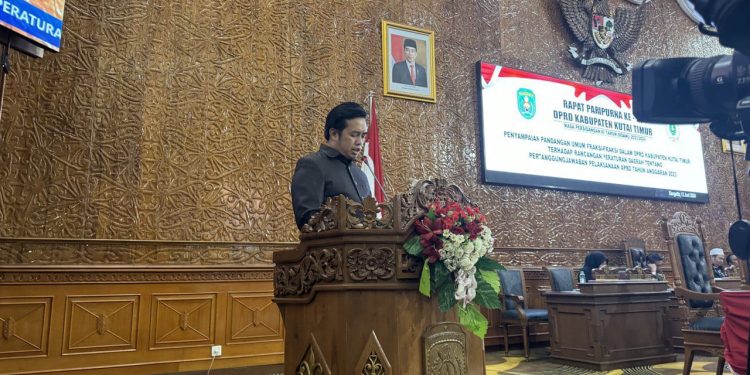 Sekretaris Fraksi Golkar Kutim, Maswar.